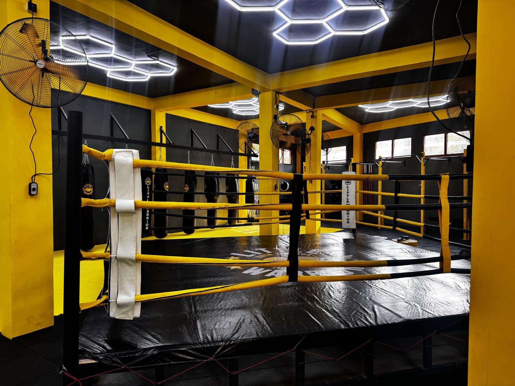 The Little Warriors boxing ring in Kuta, Lombok